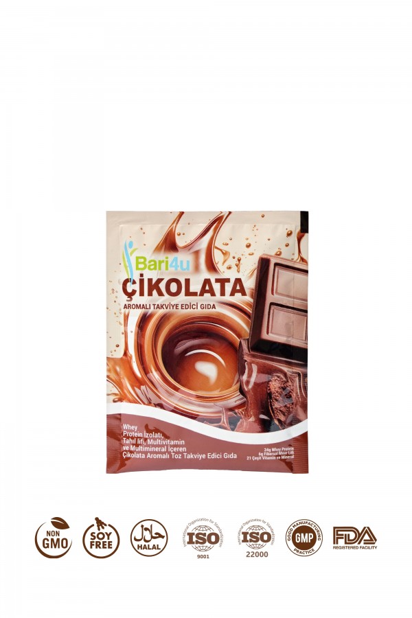 Bari4u Çikolata Aromalı Whey Protein Şase