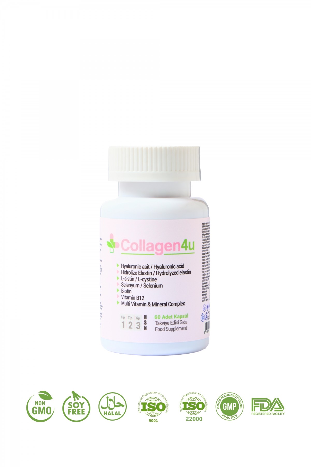 Collagen4u Kolajen Multivitamin ve Multimineral Komplex